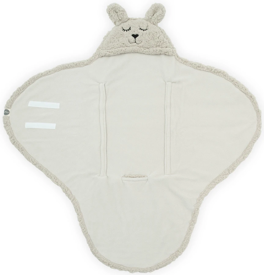 Jollein Bunny Nougat Wikkeldeken 032-566-66019 4 Jollein Bunny Nougat Wikkeldeken 032-566-66019 - Afbeelding 2