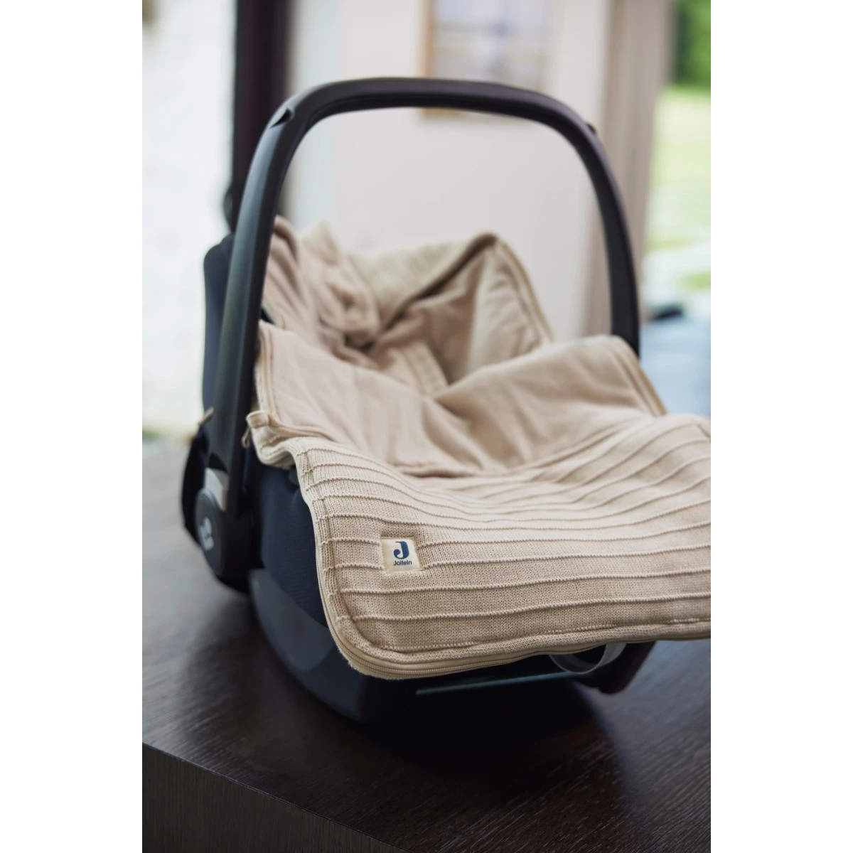 Jollein Pure Knit Nougat 3/5 Punts 0-9 Maanden Autostoel Voetenzak 025-811-67011 - Afbeelding 7