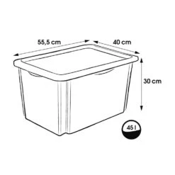 Keeeper Bambi Wit 45L Opbergbox 1223900126600 -Babyproducten Winkel keeeper bambi wit 45l opbergbox 1223900126600 5