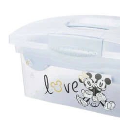 Keeeper Mickey Mouse Blauw Draagbare Opbergbox Met Organizer 1220268424700 -Babyproducten Winkel keeeper mickey mouse blauw draagbare opbergbox met organizer 1220268424700 4