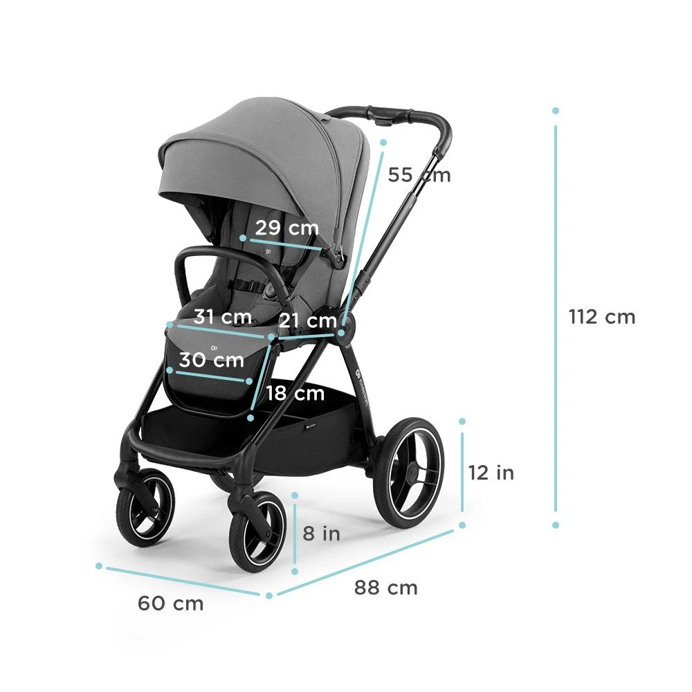 Kinderkraft Nea Midnight Black 2-in-1 Kinderwagen KSNEA000BLK2000 18 Kinderkraft Nea Midnight Black 2-in-1 Kinderwagen KSNEA000BLK2000 - Afbeelding 16