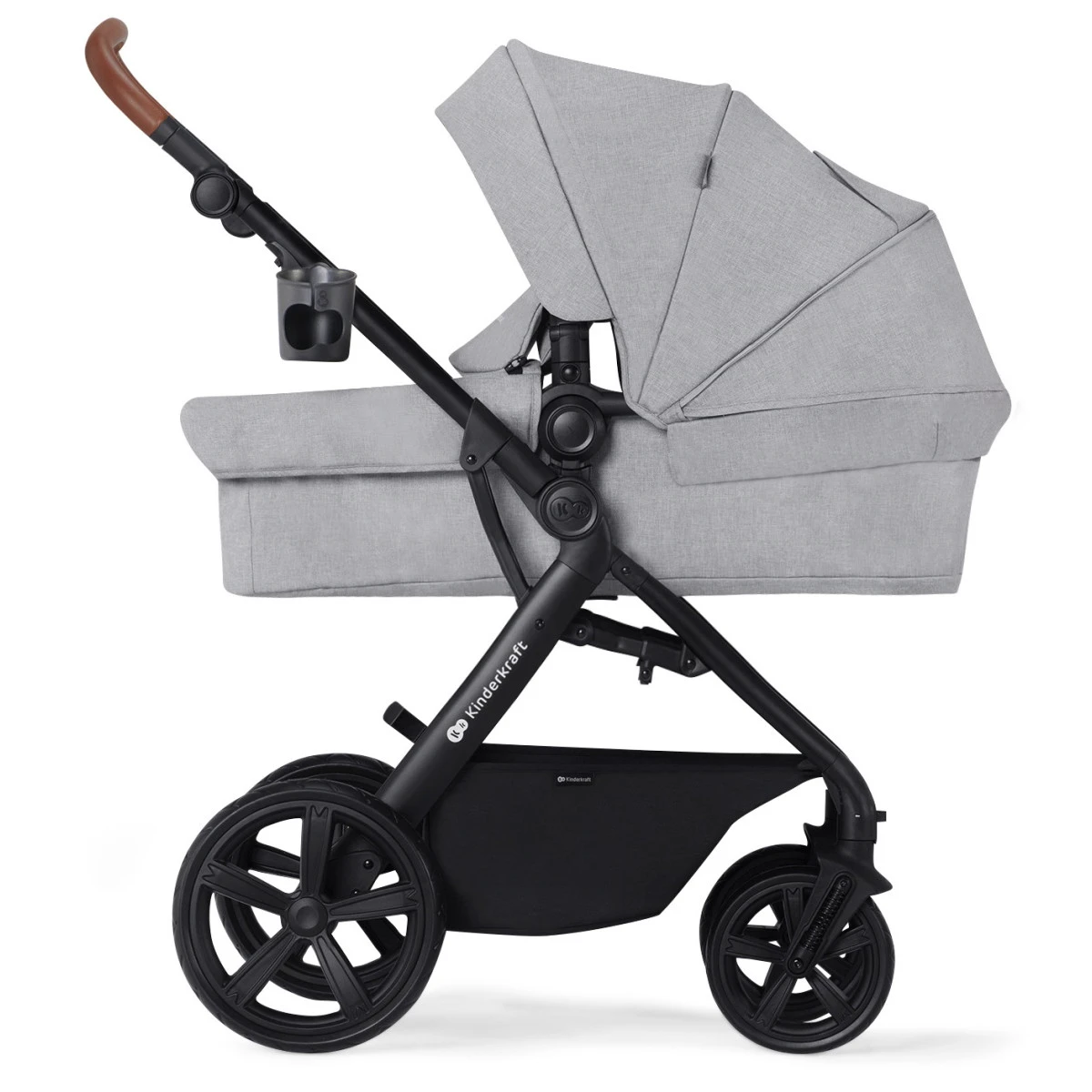 Kinderkraft A-Tour Light Grey 3-in-1 Kinderwagen Incl. Autostoel KSATOU00LGR3000 4 Kinderkraft A-Tour Light Grey 3-in-1 Kinderwagen Incl. Autostoel KSATOU00LGR3000 - Afbeelding 2