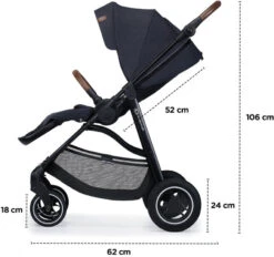 Kinderkraft All Road Ash Grey Wandelwagen KKWALROAGR0000 -Babyproducten Winkel kinderkraft all road wandelwagen 7 1