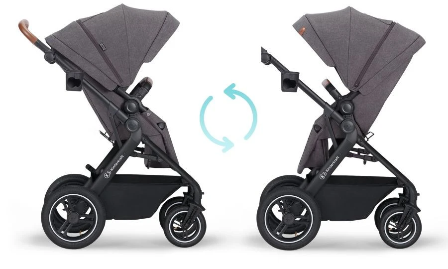 Kinderkraft B-Tour Ash Grey 3-in-1 Combi Kinderwagen Incl. Autostoel KSBTOU00DGR3000 13 Kinderkraft B-Tour Ash Grey 3-in-1 Combi Kinderwagen Incl. Autostoel KSBTOU00DGR3000 - Afbeelding 11
