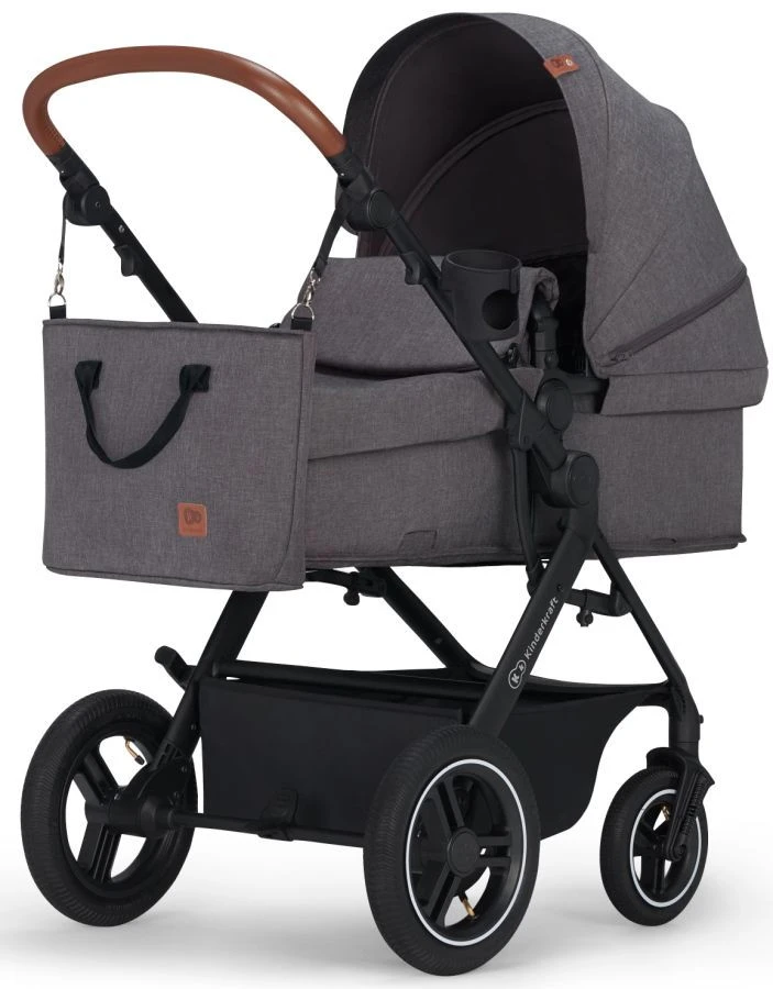Kinderkraft B-Tour Ash Grey 3-in-1 Combi Kinderwagen Incl. Autostoel KSBTOU00DGR3000 4 Kinderkraft B-Tour Ash Grey 3-in-1 Combi Kinderwagen Incl. Autostoel KSBTOU00DGR3000 - Afbeelding 2