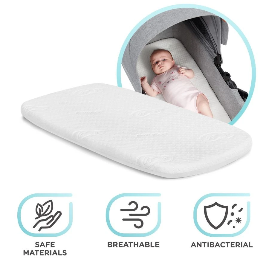 Kinderkraft B-Tour Silver Grey 3-in-1 Combi Kinderwagen Incl. Autostoel KSBTOU00LGR3000 14 Kinderkraft B-Tour Silver Grey 3-in-1 Combi Kinderwagen Incl. Autostoel KSBTOU00LGR3000 - Afbeelding 12