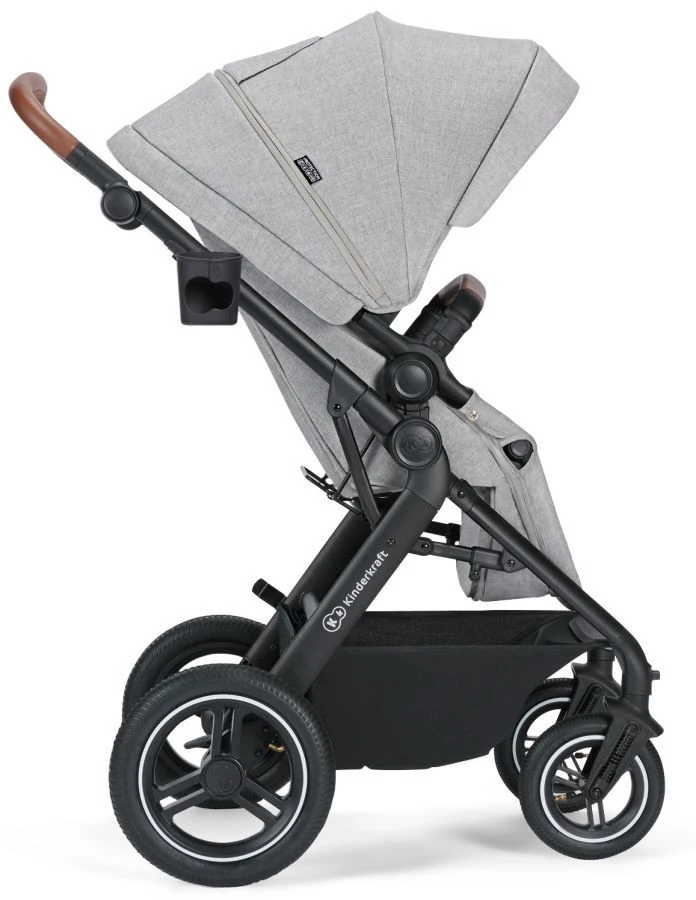 Kinderkraft B-Tour Silver Grey 3-in-1 Combi Kinderwagen Incl. Autostoel KSBTOU00LGR3000 8 Kinderkraft B-Tour Silver Grey 3-in-1 Combi Kinderwagen Incl. Autostoel KSBTOU00LGR3000 - Afbeelding 6