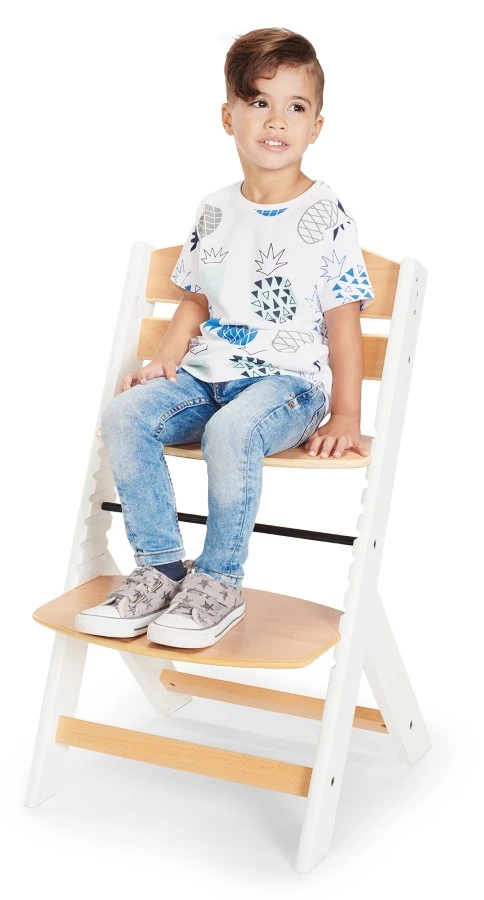 Kinderkraft Enock Grijs/Naturel Houten Meegroei Kinderstoel KKKENOCGRY0000 8 Kinderkraft Enock Grijs/Naturel Houten Meegroei Kinderstoel KKKENOCGRY0000 - Afbeelding 6