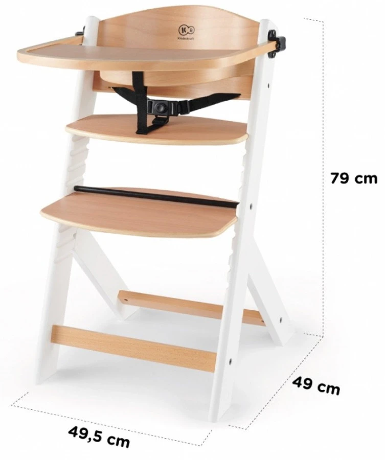 Kinderkraft Enock Grijs Meegroei Kinderstoel KKKENOCGRYF000 9 Kinderkraft Enock Grijs Meegroei Kinderstoel KKKENOCGRYF000 - Afbeelding 7