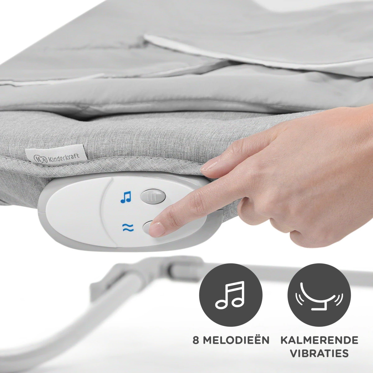 Kinderkraft Felio 2 Stone Grey Bouncer Wipstoel KBFELI20GRY0000 9 Kinderkraft Felio 2 Stone Grey Bouncer Wipstoel KBFELI20GRY0000 - Afbeelding 7