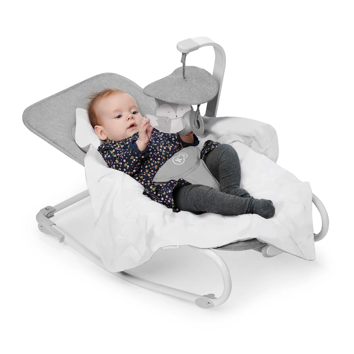 Kinderkraft Felio 2 Stone Grey Bouncer Wipstoel KBFELI20GRY0000 10 Kinderkraft Felio 2 Stone Grey Bouncer Wipstoel KBFELI20GRY0000 - Afbeelding 8