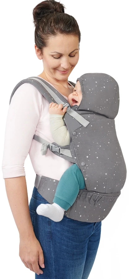Kinderkraft Huggy Grey Draagzak KKNHUGGGRY0000 5 Kinderkraft Huggy Grey Draagzak KKNHUGGGRY0000 - Afbeelding 3