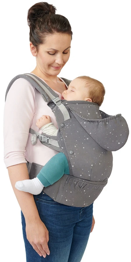 Kinderkraft Huggy Grey Draagzak KKNHUGGGRY0000 7 Kinderkraft Huggy Grey Draagzak KKNHUGGGRY0000 - Afbeelding 5