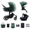 Kinderkraft Prime 2 Dark Green 3-in-1 Kinderwagen Incl. Autostoel KSPRIM02GRE3000 -Babyproducten Winkel kinderkraft prime 2 dark green 3 in 1 kinderwagen incl. autostoel ksprim02gre3000 1