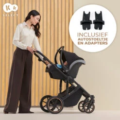 Kinderkraft Prime 2 Shadow Grey 3-in-1 Kinderwagen Incl. Autostoel KSPRIM02GRY3000 -Babyproducten Winkel kinderkraft prime 2 kinderwagen sfeerfoto 6 2