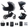 Kinderkraft Prime 2 Venezian Black 3-in-1 Kinderwagen Incl. Autostoel KSPRIM02BLK3000 -Babyproducten Winkel kinderkraft prime 2 venezian black 3in1 kinderwagen ksprim02blk3000 1