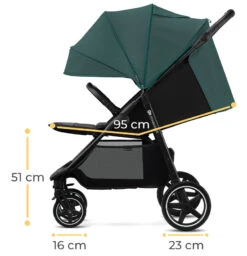Kinderkraft Route Platinum Grey Wandelwagen KSROUT00GRY0000 -Babyproducten Winkel kinderkraft route emerald green wandelwagen ksrout00gre0000 10