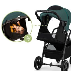Kinderkraft Route Emerald Green Wandelwagen KSROUT00GRE0000 -Babyproducten Winkel kinderkraft route wandelwagen 23 1
