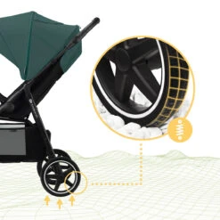 Kinderkraft Route Platinum Grey Wandelwagen KSROUT00GRY0000 -Babyproducten Winkel kinderkraft route wandelwagen 24