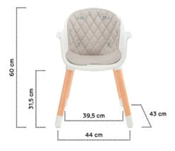 Kinderkraft Sienna Grey 2-in-1 Kinderstoel KKKSIENGRY0000 -Babyproducten Winkel kinderkraft sienna grey kinderstoel kkksiengry0000 11