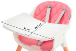 Kinderkraft Sienna Pink 2-in-1 Kinderstoel KKKSIENPNK0000 -Babyproducten Winkel kinderkraft sienna pink kinderstoel kkksienpnk0000 11