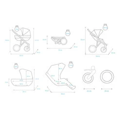 Kunert Booster Black Graphite Tandem Duowagen BO-03-BLACK -Babyproducten Winkel kunert booster black graphite tandem duowagen bo 03 black 20