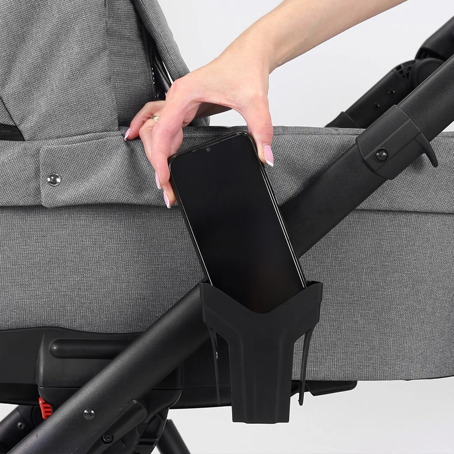 Kunert Lazzio Black Eco-Leather 2-in-1 Kinderwagen LAZ-11-BLACK 11 Kunert Lazzio Black Eco-Leather 2-in-1 Kinderwagen LAZ-11-BLACK - Afbeelding 9