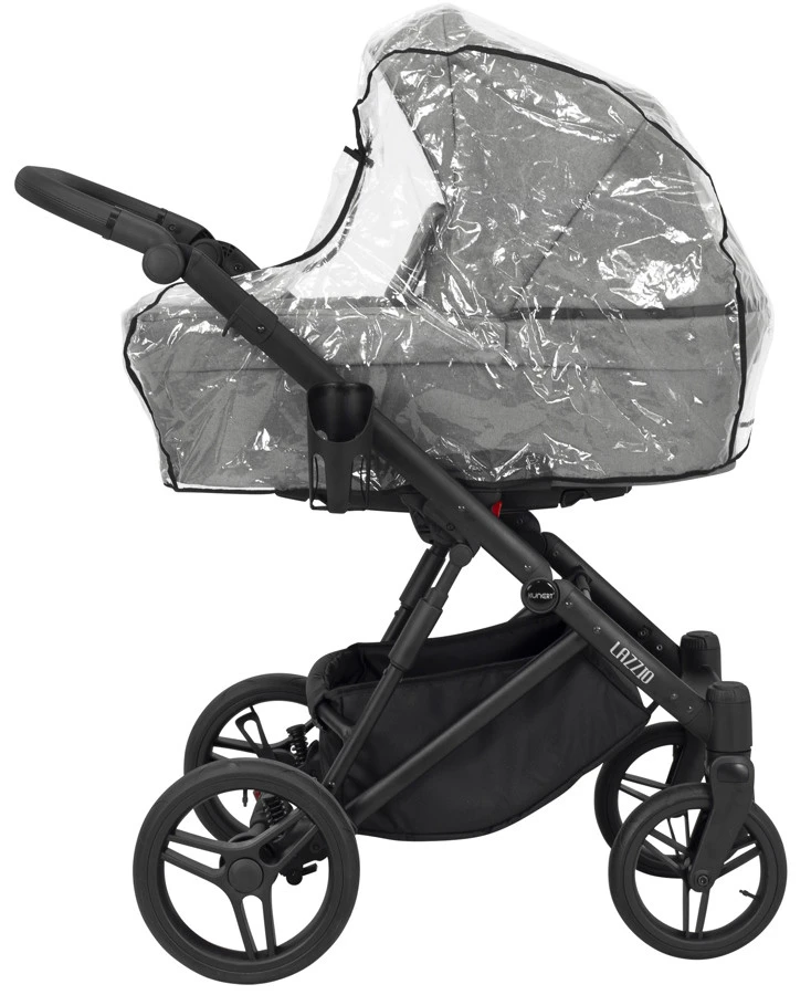 Kunert Lazzio Black Eco-Leather 2-in-1 Kinderwagen LAZ-11-BLACK 18 Kunert Lazzio Black Eco-Leather 2-in-1 Kinderwagen LAZ-11-BLACK - Afbeelding 16