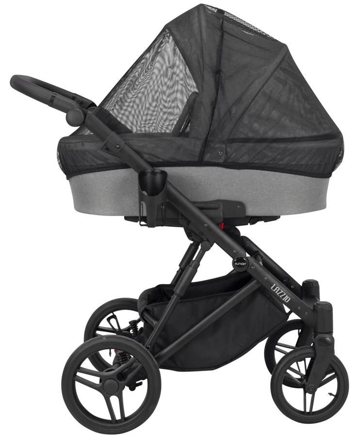 Kunert Lazzio Black Eco-Leather 2-in-1 Kinderwagen LAZ-11-BLACK 19 Kunert Lazzio Black Eco-Leather 2-in-1 Kinderwagen LAZ-11-BLACK - Afbeelding 17