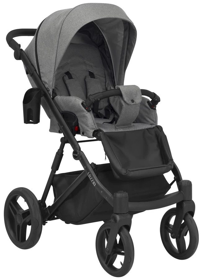 Kunert Lazzio Black Eco-Leather 2-in-1 Kinderwagen LAZ-11-BLACK 20 Kunert Lazzio Black Eco-Leather 2-in-1 Kinderwagen LAZ-11-BLACK - Afbeelding 18