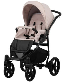 Kunert Mata Black Pink 2-in-1 Combi Kinderwagen MATA-06-BLACK -Babyproducten Winkel kunert mata black pink 2 in 1 combi kinderwagen mata 06 black 1