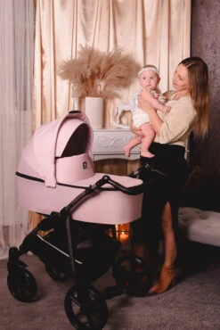 Kunert Mata Black Pink 2-in-1 Combi Kinderwagen MATA-06-BLACK -Babyproducten Winkel kunert mata black pink 2 in 1 combi kinderwagen mata 06 black 5