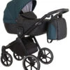 Kunert Talisman Black Green 2-in-1 Kinderwagen TA-04-BLACK -Babyproducten Winkel kunert talisman black green 2 in 1 kinderwagen ta 04 black