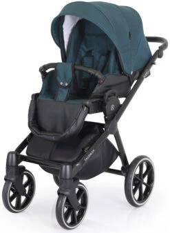 Kunert Talisman Black Pepper 2-in-1 Kinderwagen TA-06-BLACK -Babyproducten Winkel kunert talisman black green 2 in 1 kinderwagen ta 04 black 5 1