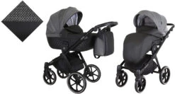 Kunert Talisman Black Pepper 2-in-1 Kinderwagen TA-06-BLACK -Babyproducten Winkel kunert talisman black pepper 2 in 1 kinderwagen ta 06 black 2