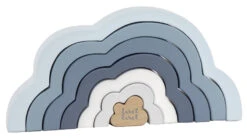 Label Label Cloud Blauw Houten Regenboog Puzzel LLWT-25293