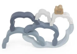 Label Label Cloud Blauw Houten Regenboog Puzzel LLWT-25293 -Babyproducten Winkel label label cloud blauw houten regenboog puzzel llwt 25293 3