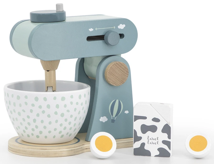 Label Label Groen Houten Keukenmixer LLWT-24913 4 Label Label Groen Houten Keukenmixer LLWT-24913 - Afbeelding 2