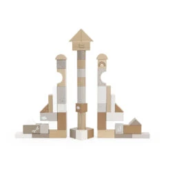 Label Label Nougat 50 Stuks Houten Blokken LLWT-37100 -Babyproducten Winkel label label nougat 50 stuks houten blokken 2