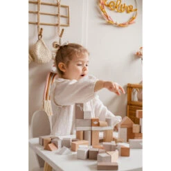 Label Label Nougat 50 Stuks Houten Blokken LLWT-37100 -Babyproducten Winkel label label nougat 50 stuks houten blokken 5