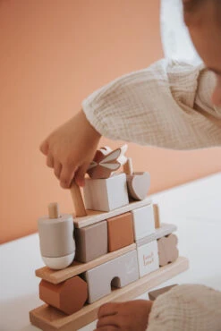 Label Label Nougat Houten Blokken LLWT-34376 -Babyproducten Winkel label label nougat houten blokken llwt 34376 3