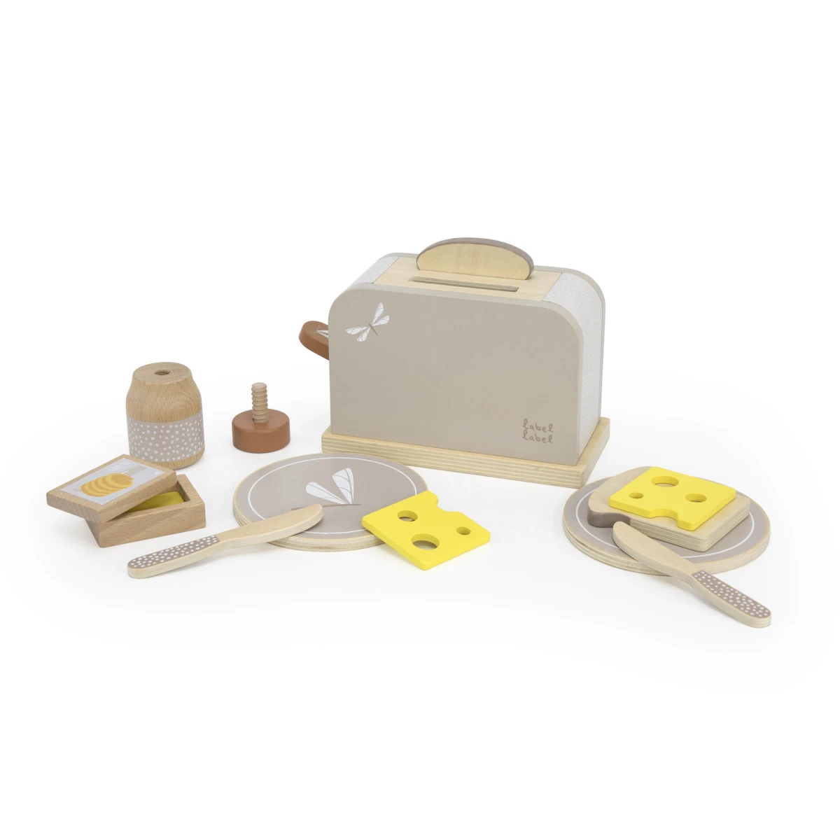 Label Label Nougat Houten Broodrooster LLWT-37094 4 Label Label Nougat Houten Broodrooster LLWT-37094 - Afbeelding 2