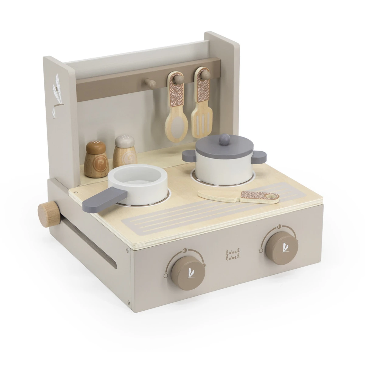 Label Label Nougat Houten Kookstel LLWT-37124 4 Label Label Nougat Houten Kookstel LLWT-37124 - Afbeelding 2