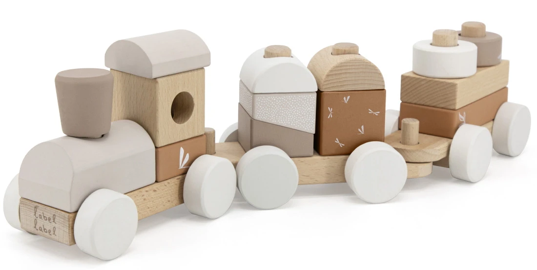 Label Label Nougat Houten Speelgoed Trein LLWT-34390 4 Label Label Nougat Houten Speelgoed Trein LLWT-34390 - Afbeelding 2