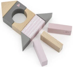 Label Label Roze 50 Stuks Houten Blokken LLWT-25347 13 Label Label Roze 50 Stuks Houten Blokken LLWT-25347 -Babyproducten Winkel label label roze 50 stuks houten blokken llwt 25347 3
