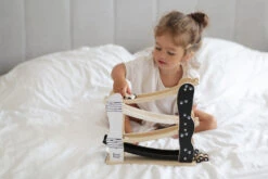 Label Label Blauw Houten Autobaan LLWT-25132 -Babyproducten Winkel label label zwart wit houten autobaan llwt 25453 1 1