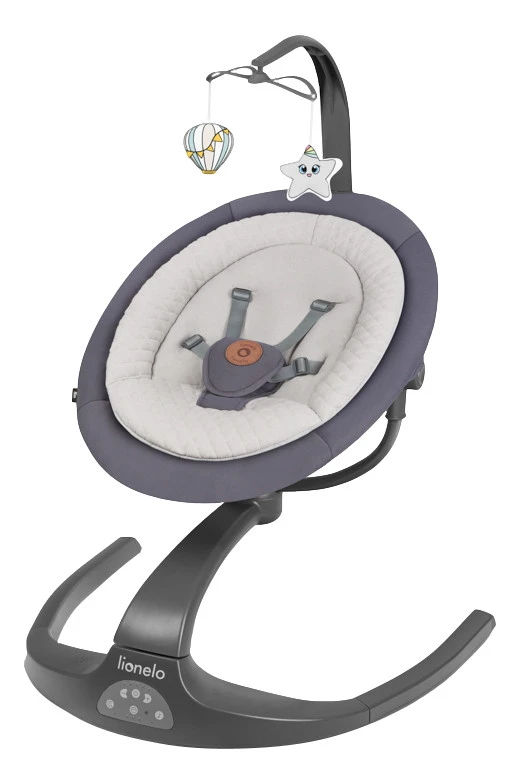 Lionelo Rina Concrete Grey Babyschommel LO-RINA 3 Lionelo Rina Concrete Grey Babyschommel LO-RINA