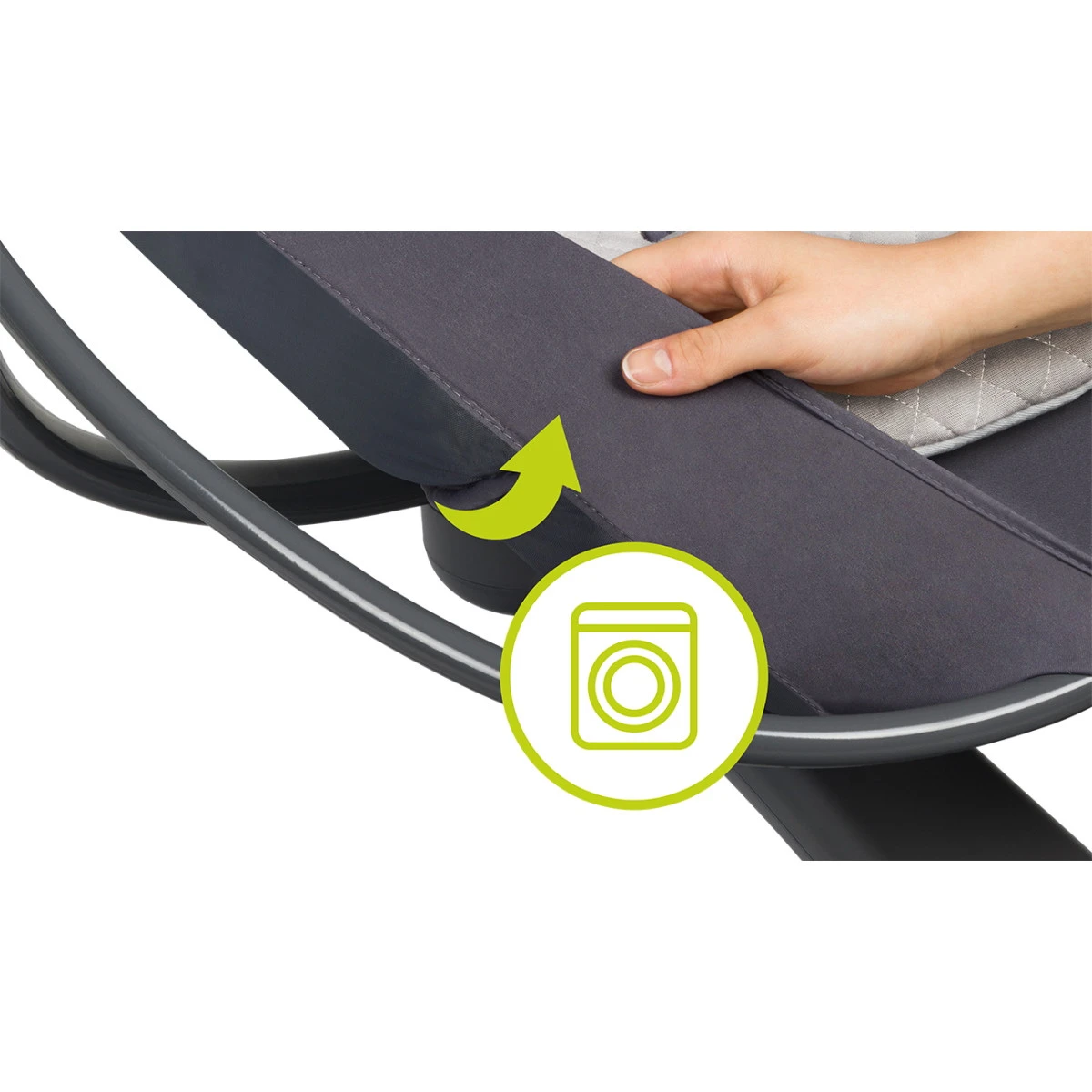 Lionelo Rina Concrete Grey Babyschommel LO-RINA 13 Lionelo Rina Concrete Grey Babyschommel LO-RINA - Afbeelding 11