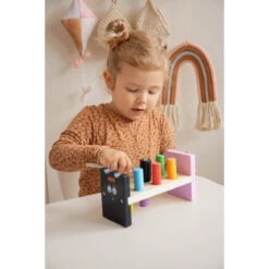 Label Label Barbapapa Houten Hamerbank LLBB-35854 -Babyproducten Winkel llbb 35854 barbapapa wooden hammer bench 07