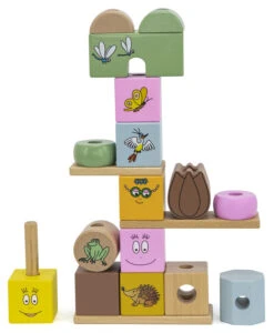 Label Label Barbapapa Houten Stapelblokken LLBB-37025 -Babyproducten Winkel llbb 37025 stacking blocks 8720663937025 2